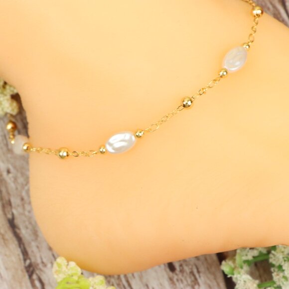 "Dainty Anklet for Women – Elegant Everyday Jewelry & Perfect Gift | MLCRC2168 - Picture 8 of 10